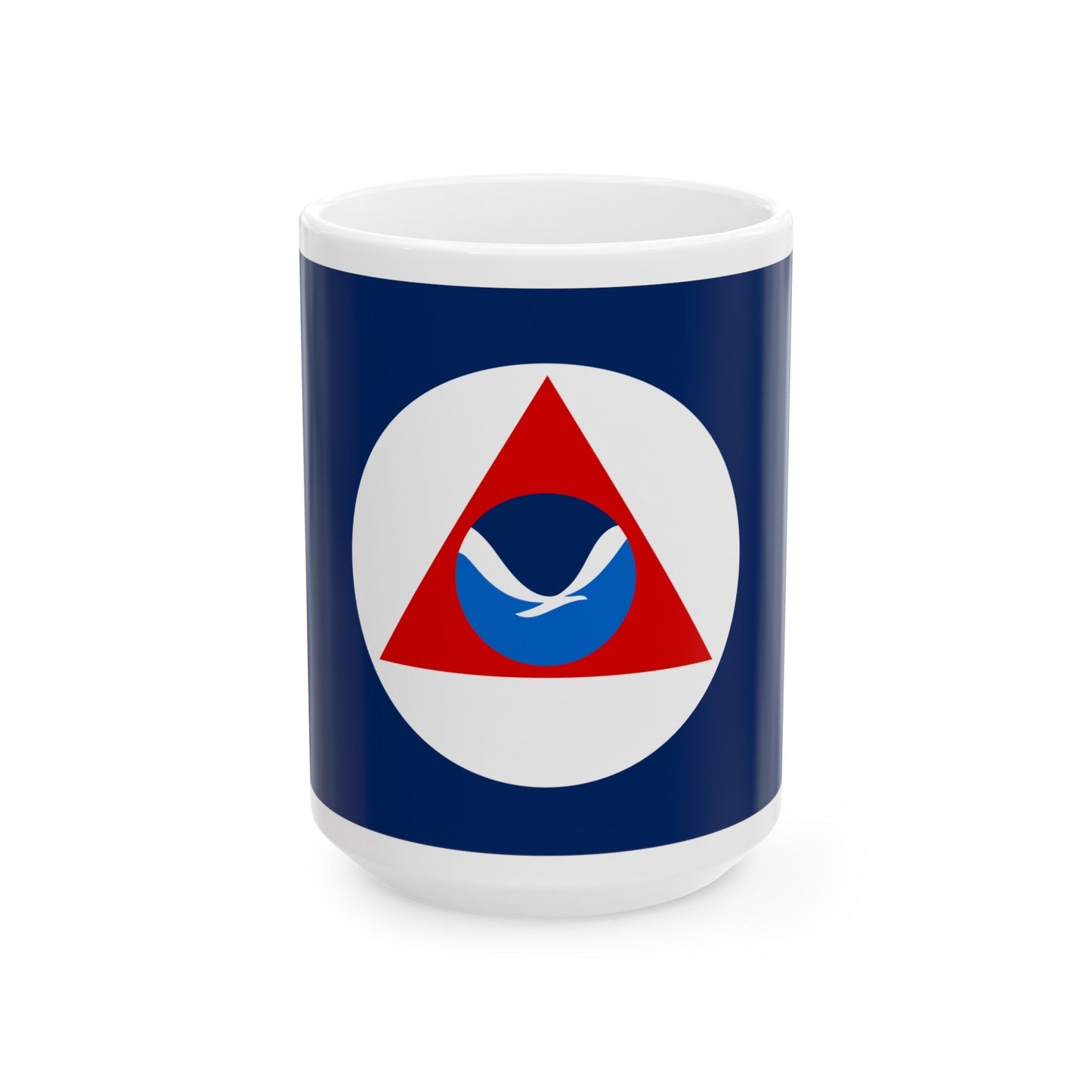 National Oceanic and Atmospheric Administration Flag - White Coffee Mug-15oz-The Sticker Space