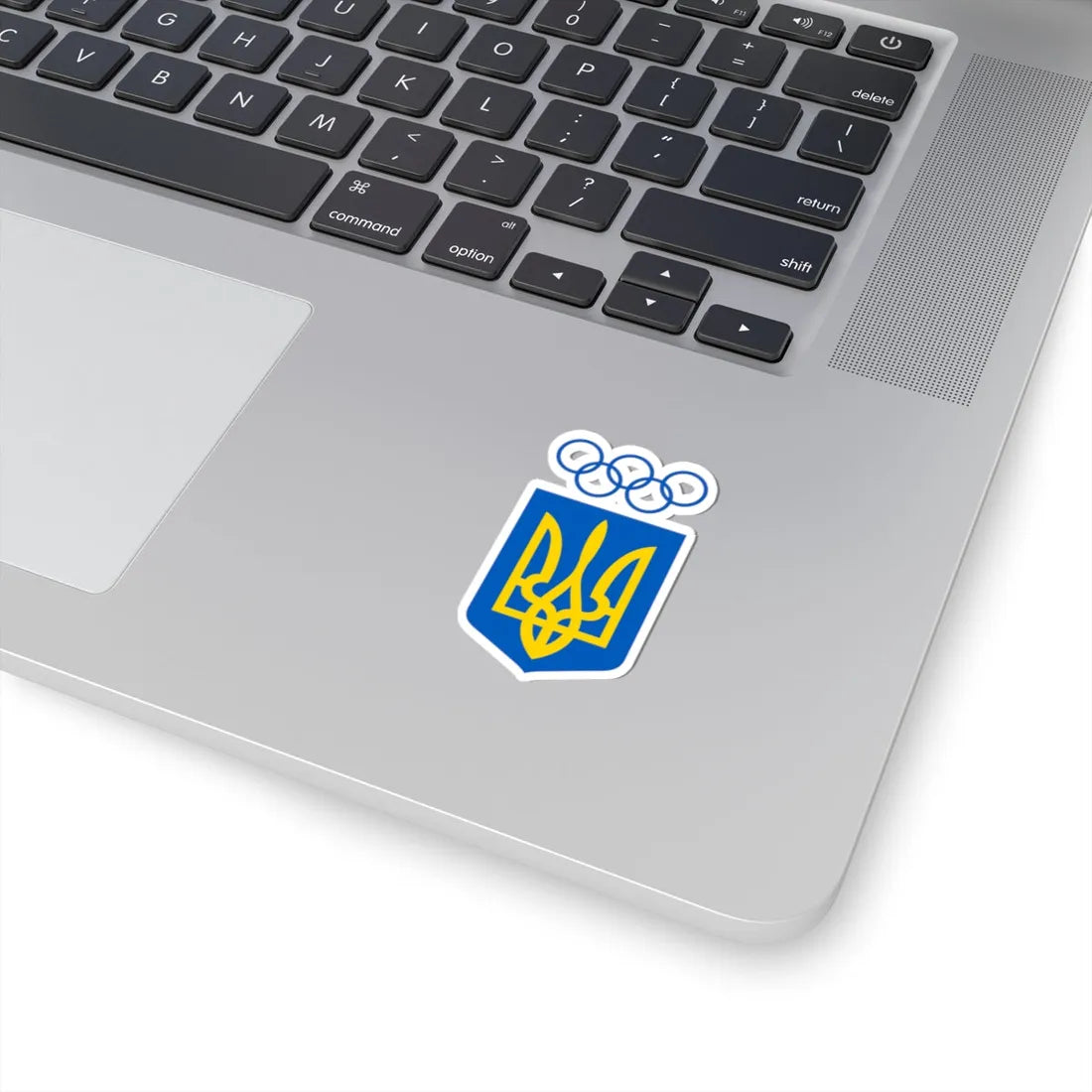 National Olympic Committee of Ukraine logo (Ukraine) (Coat of Arms) STICKER Vinyl Kiss-Cut Decal - The Sticker Space
