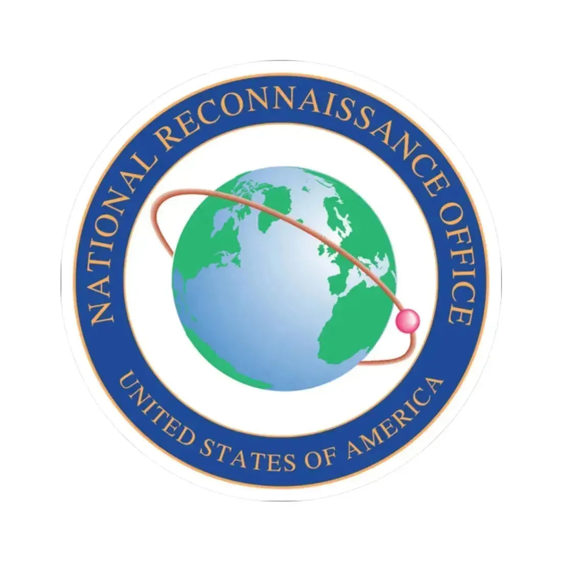 National Reconnaissance Office NRO - STICKER Vinyl Kiss-Cut Decal 2 Inch White - The Sticker Space