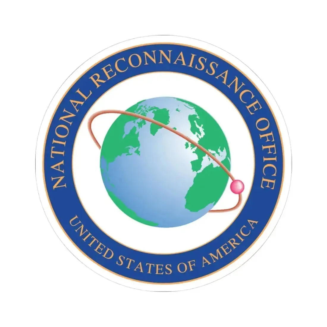 National Reconnaissance Office NRO - STICKER Vinyl Kiss-Cut Decal 3 Inch White - The Sticker Space