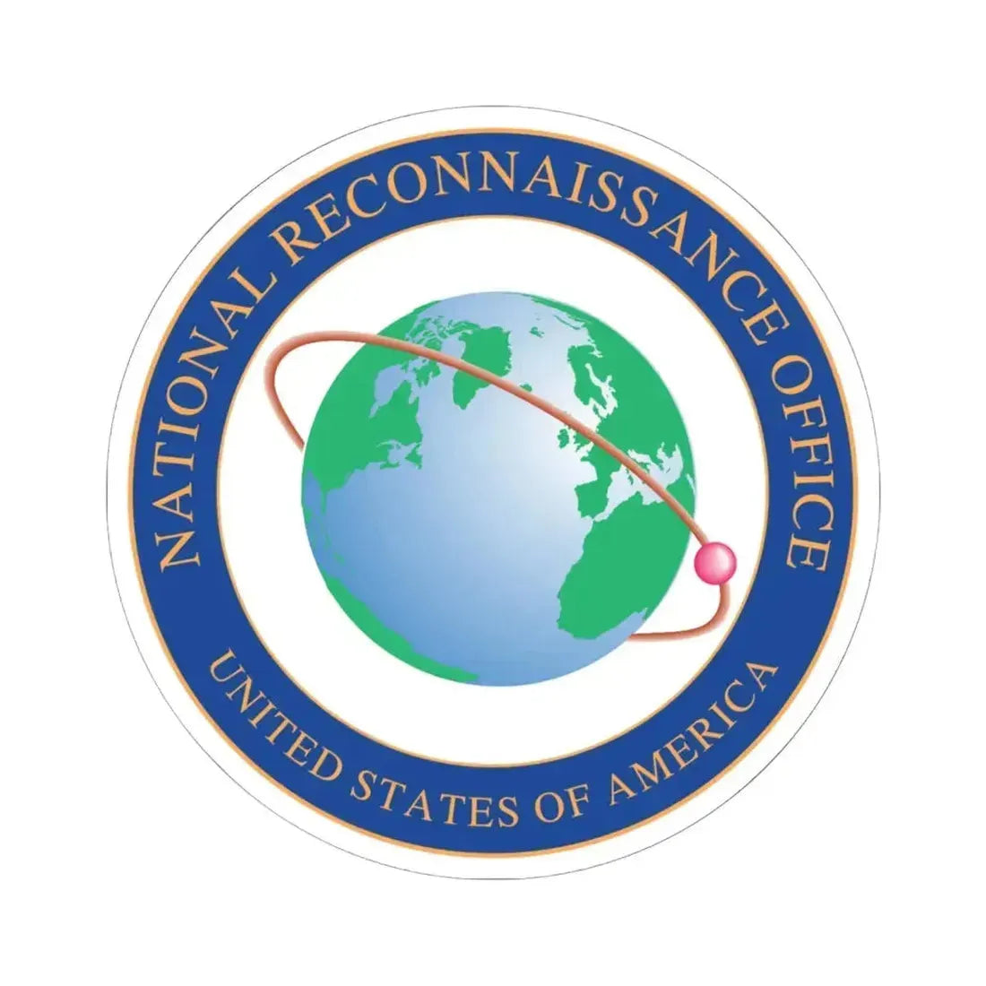 National Reconnaissance Office NRO - STICKER Vinyl Kiss-Cut Decal 6 Inch White - The Sticker Space