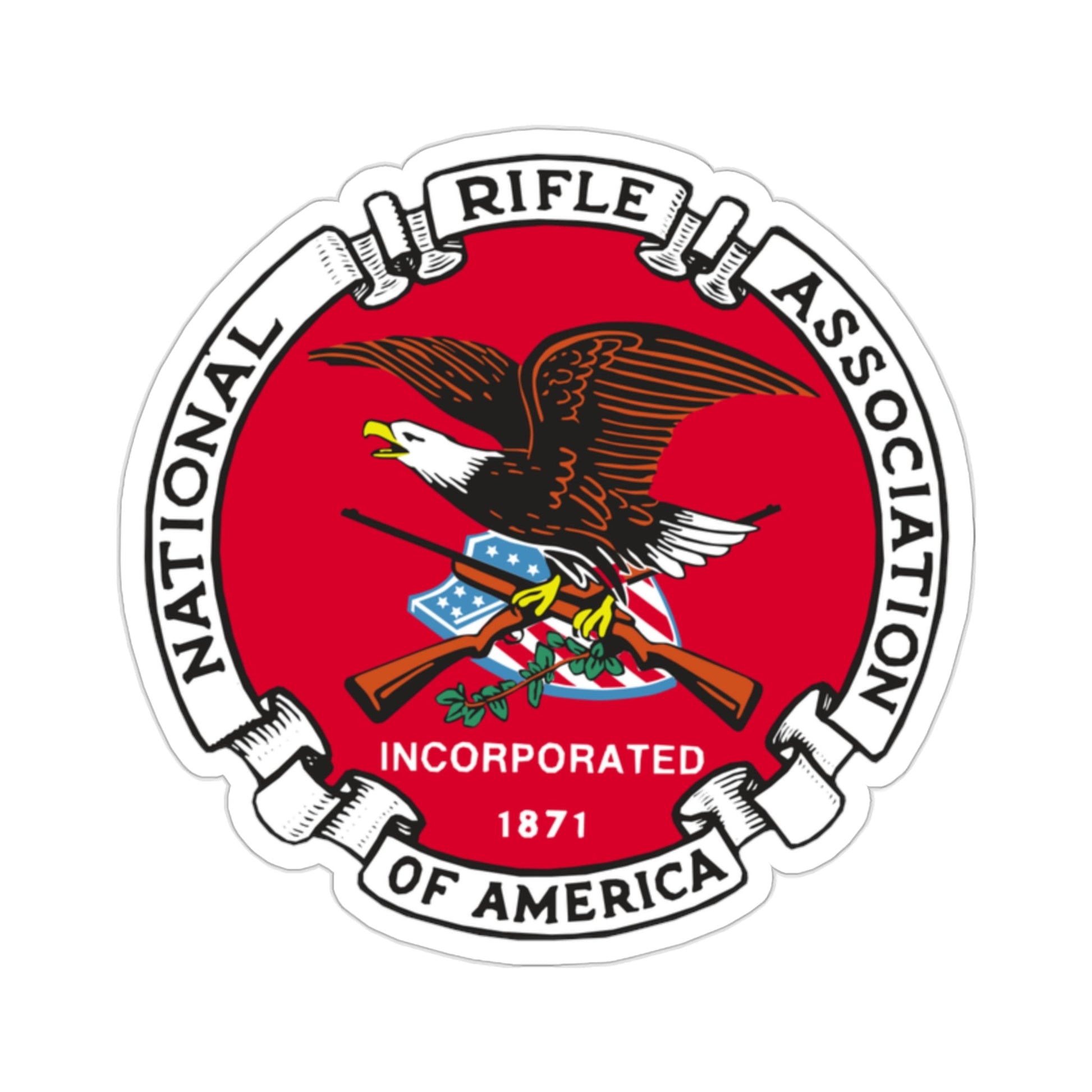 National Rifle Association STICKER Vinyl Die-Cut Decal-2 Inch-The Sticker Space