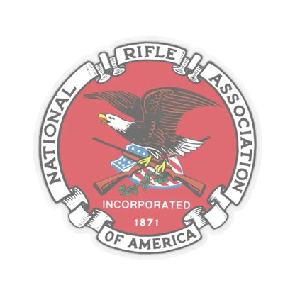 National Rifle Association - STICKER Vinyl Kiss-Cut Decal 2 Inch Transparent - The Sticker Space