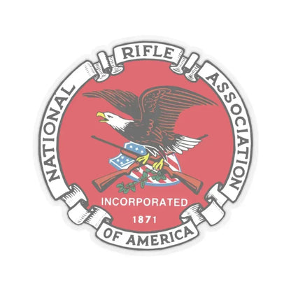 National Rifle Association - STICKER Vinyl Kiss-Cut Decal 3 Inch Transparent - The Sticker Space