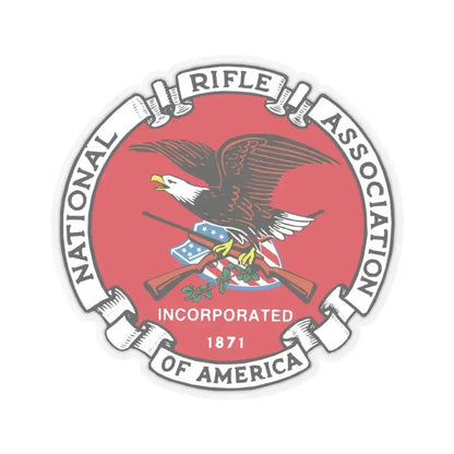 National Rifle Association - STICKER Vinyl Kiss-Cut Decal 4 Inch Transparent - The Sticker Space