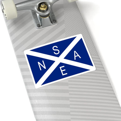 National Scottish Antarctic Expedition Flag (Scotland) STICKER Vinyl Kiss-Cut Decal - The Sticker Space