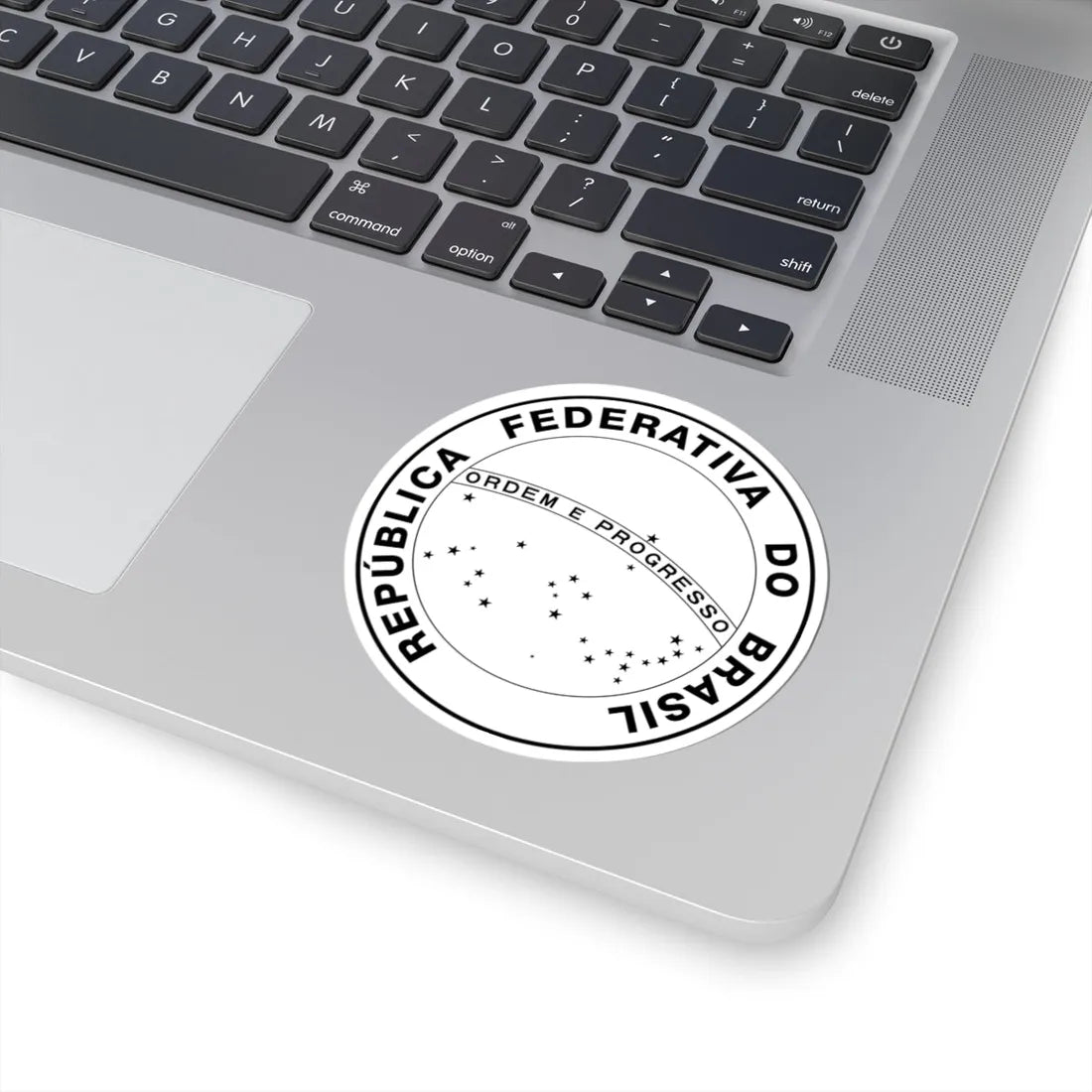 National Seal of Brazil (Brazil) (Coat of Arms) STICKER Vinyl Kiss-Cut Decal - The Sticker Space