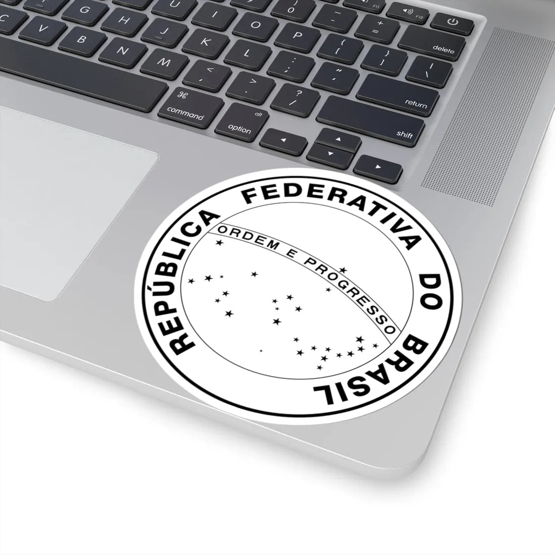 National Seal of Brazil (Brazil) (Coat of Arms) STICKER Vinyl Kiss-Cut Decal - The Sticker Space