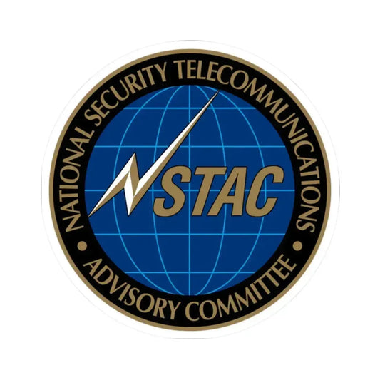 National Security Telecommunications Advisory Committee NSTAC - STICKER Vinyl Kiss-Cut Decal 2 Inch White - The Sticker Space