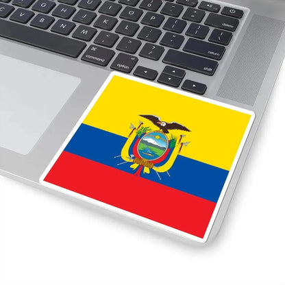 National Standard of Ecuador (Ecuador) STICKER Vinyl Kiss-Cut Decal - The Sticker Space