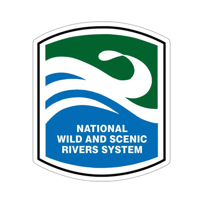National Wild and Scenic Rivers System STICKER Vinyl Die-Cut Decal 6 Inch - The Sticker Space