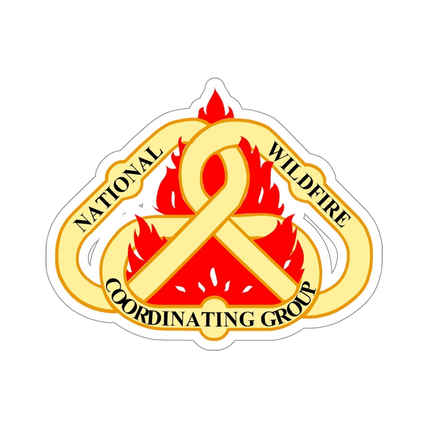 National Wildfire Coordinating Group STICKER Vinyl Die-Cut Decal-5 Inch-The Sticker Space