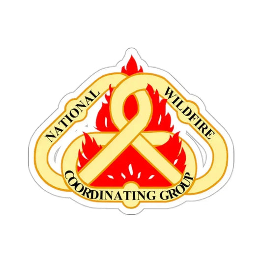 National Wildfire Coordinating Group - STICKER Vinyl Kiss-Cut Decal 2 Inch White - The Sticker Space