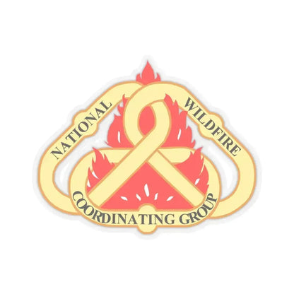 National Wildfire Coordinating Group - STICKER Vinyl Kiss-Cut Decal 6 Inch Transparent - The Sticker Space
