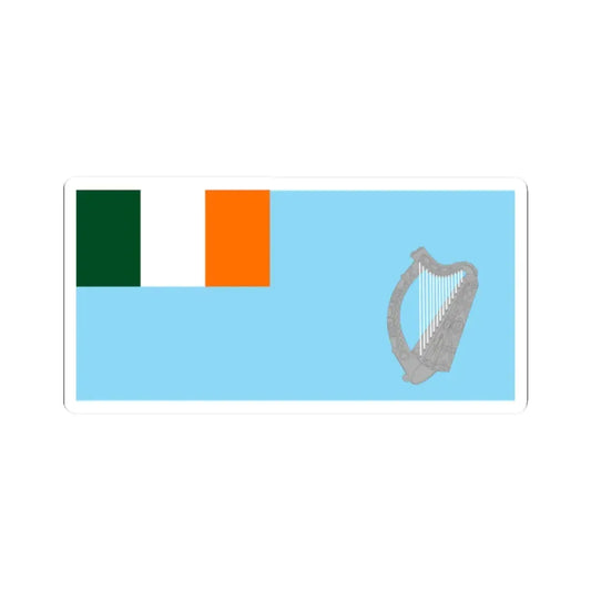 National Yacht Club Ensign Ireland (Ireland) STICKER Vinyl Kiss-Cut Decal 2 Inch White - The Sticker Space