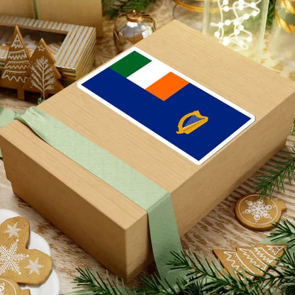 National Yacht Club Ireland ensign alternate (Ireland) STICKER Vinyl Kiss-Cut Decal - The Sticker Space