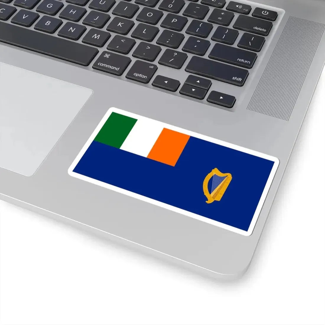 National Yacht Club Ireland ensign alternate (Ireland) STICKER Vinyl Kiss-Cut Decal - The Sticker Space
