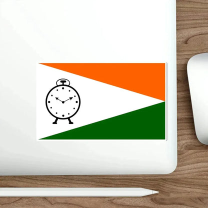 Nationalist Congress Party Flag (India) STICKER Vinyl Die-Cut Decal - The Sticker Space