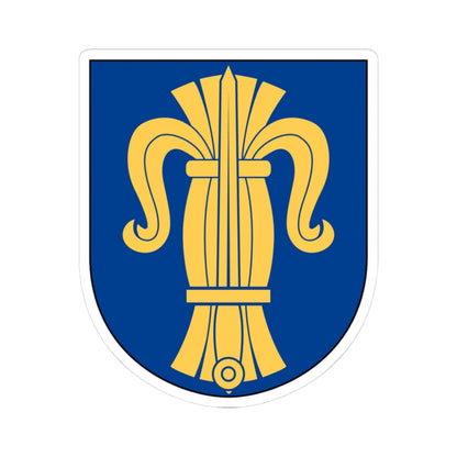 Nationalsocialistisk front vapen (Sweden) (Coat of Arms) STICKER Vinyl Kiss-Cut Decal 3 Inch White - The Sticker Space