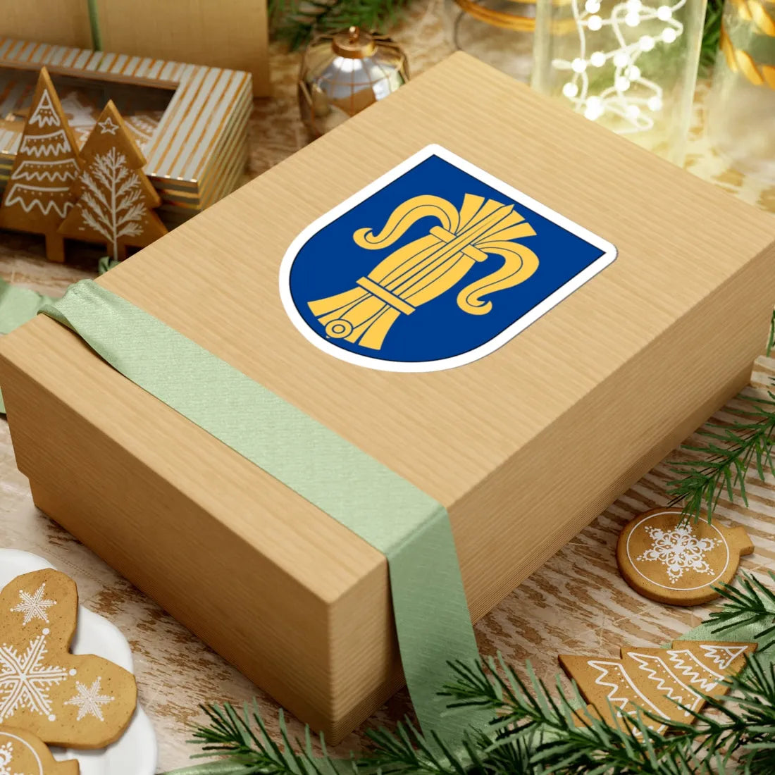 Nationalsocialistisk front vapen (Sweden) (Coat of Arms) STICKER Vinyl Kiss-Cut Decal - The Sticker Space