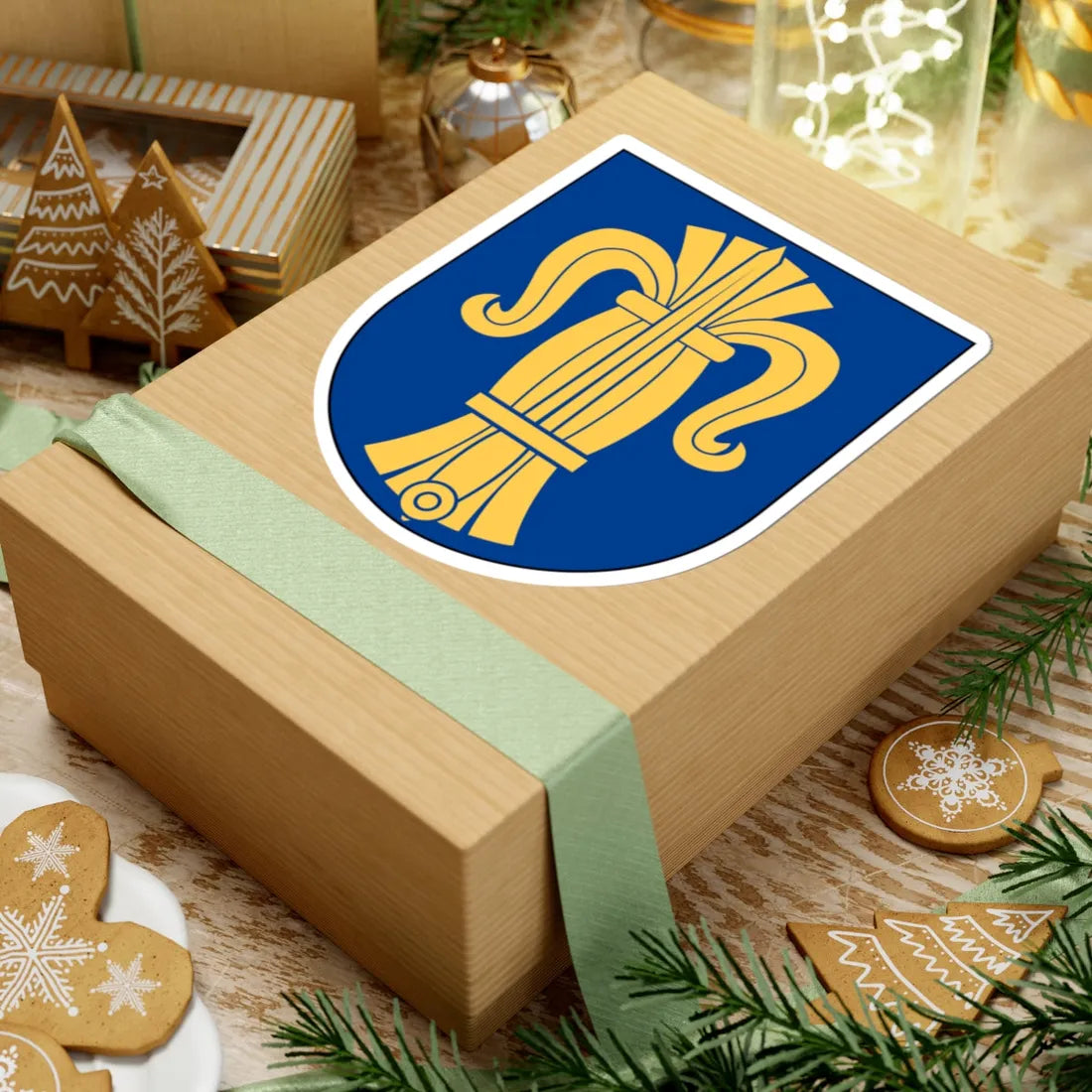 Nationalsocialistisk front vapen (Sweden) (Coat of Arms) STICKER Vinyl Kiss-Cut Decal - The Sticker Space