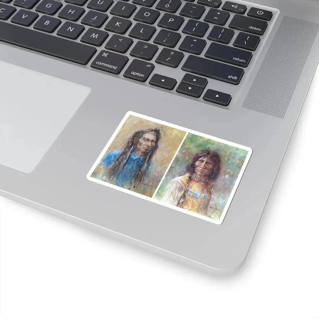 Native-4 (Native Americans in Art) STICKER Vinyl Kiss-Cut Decal - The Sticker Space