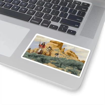Native Americans (Native Americans in Art) STICKER Vinyl Kiss-Cut Decal - The Sticker Space