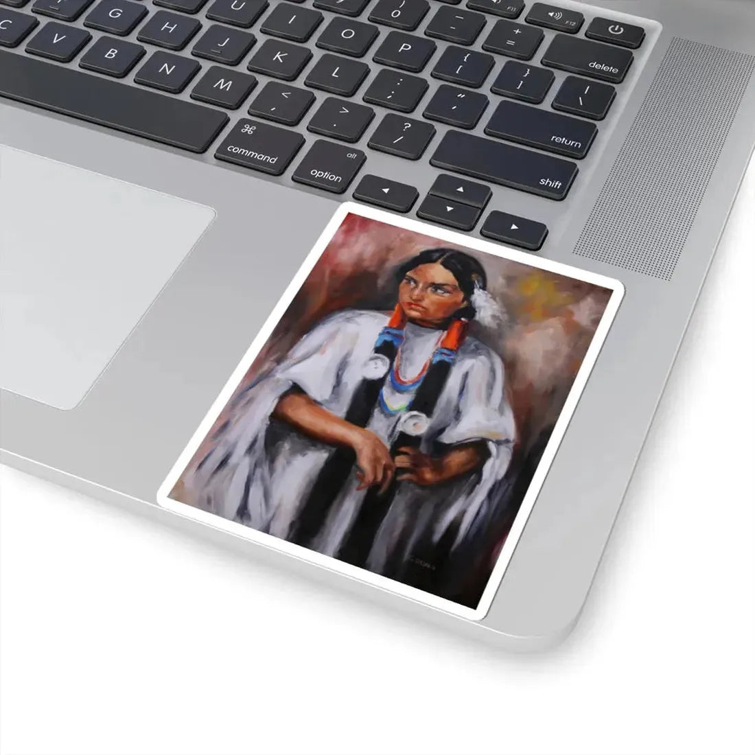 Native (Native Americans in Art) STICKER Vinyl Kiss-Cut Decal - The Sticker Space