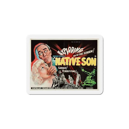 Native Son 1951 Movie Poster Refrigerator Magnet 5 Inch - The Sticker Space