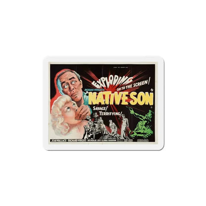 Native Son 1951 Movie Poster Refrigerator Magnet 6 Inch - The Sticker Space