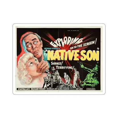 Native Son 1951 Movie Poster STICKER Vinyl Die-Cut Decal 2 Inch - The Sticker Space