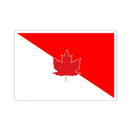 Native Sons of Canada Flag (Canada) STICKER Vinyl Kiss-Cut Decal 2 Inch White - The Sticker Space