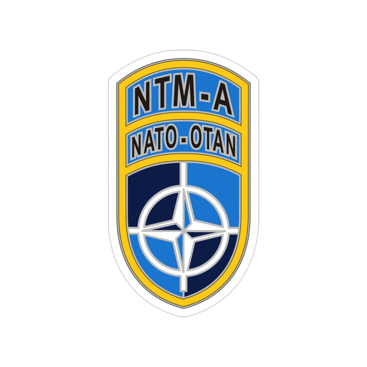 NATO Training Mission Afghanistan (U.S. Army) Transparent STICKER Die-Cut Vinyl Decal-3 Inch-The Sticker Space