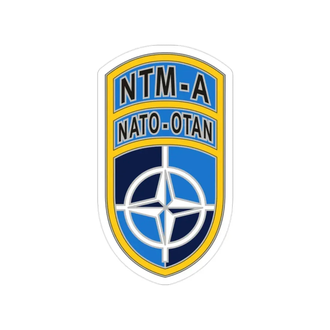 NATO Training Mission Afghanistan (U.S. Army) Transparent STICKER Die-Cut Vinyl Decal - The Sticker Space