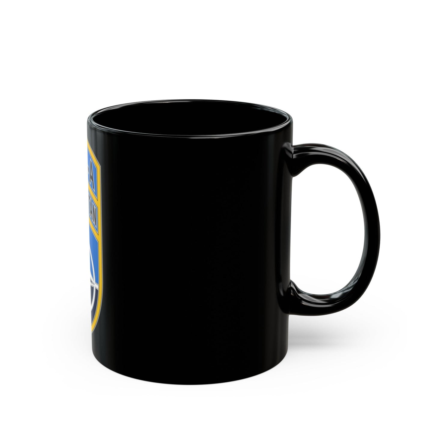 NATO Training MissionAfghanistan (U.S. Army) Black Coffee Mug-The Sticker Space