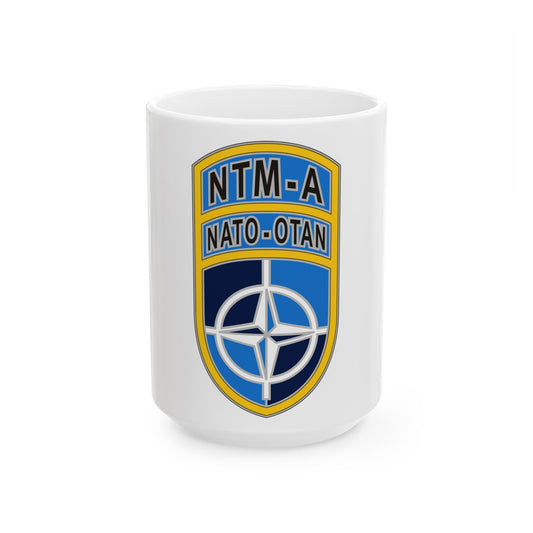 NATO Training MissionAfghanistan (U.S. Army) White Coffee Mug-15oz-The Sticker Space