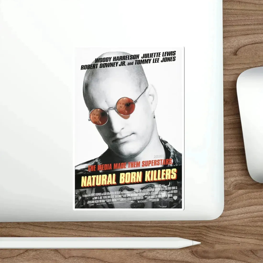 Natural Born Killers 1994 Movie Poster STICKER Vinyl Die-Cut Decal - The Sticker Space