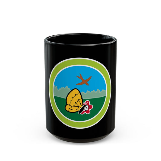 Nature (Boy Scout Merit Badge) Black Coffee Mug-15oz-The Sticker Space