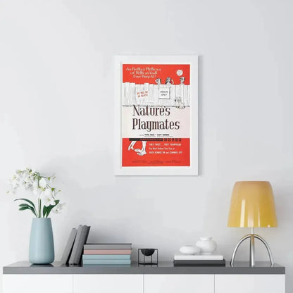 NATURE'S PLAYMATES 1962 - Framed Movie Poster - The Sticker Space