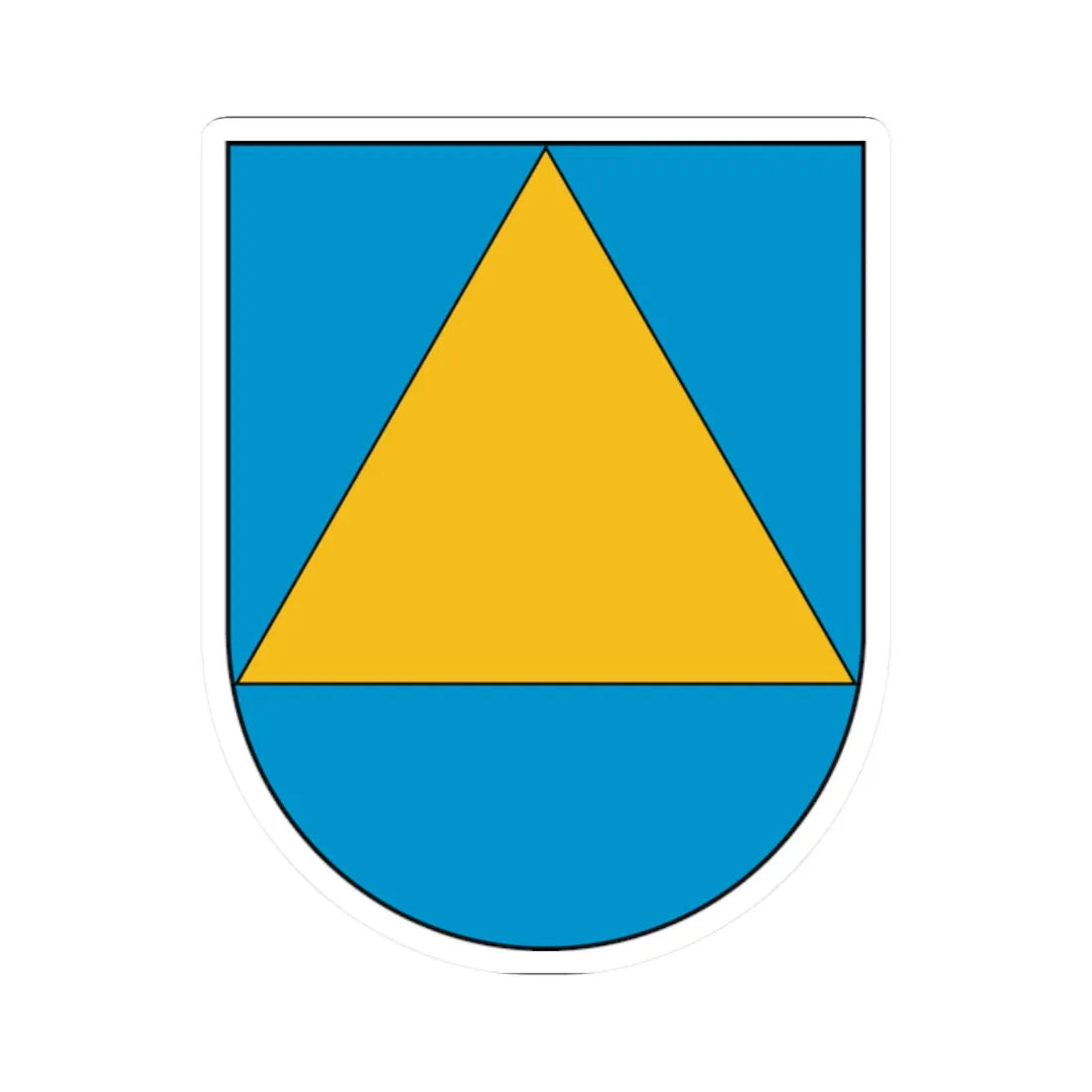 Naturno-Stemma (Italy) (Coat of Arms) STICKER Vinyl Kiss-Cut Decal 2 Inch White - The Sticker Space