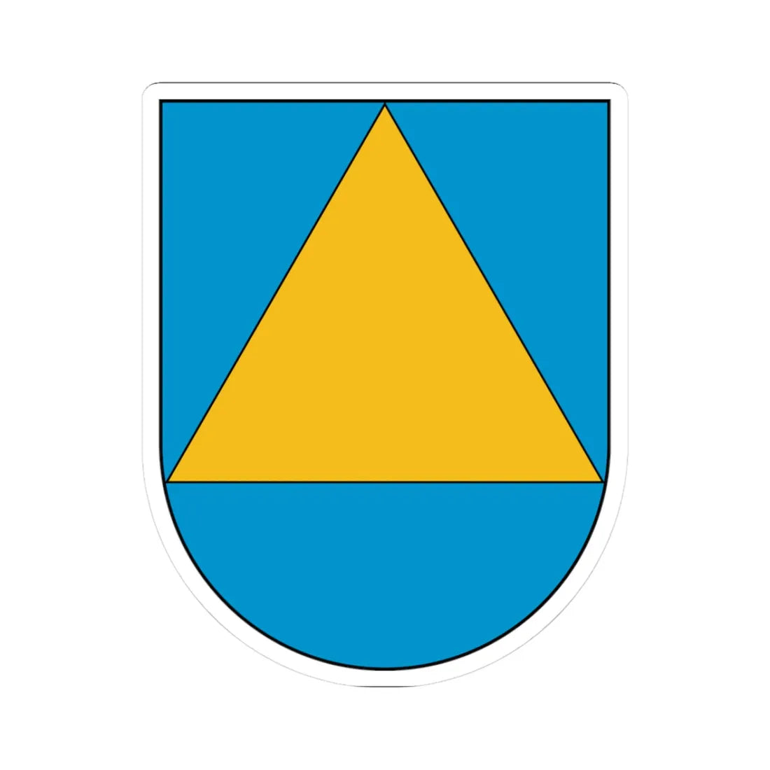 Naturno-Stemma (Italy) (Coat of Arms) STICKER Vinyl Kiss-Cut Decal 3 Inch White - The Sticker Space