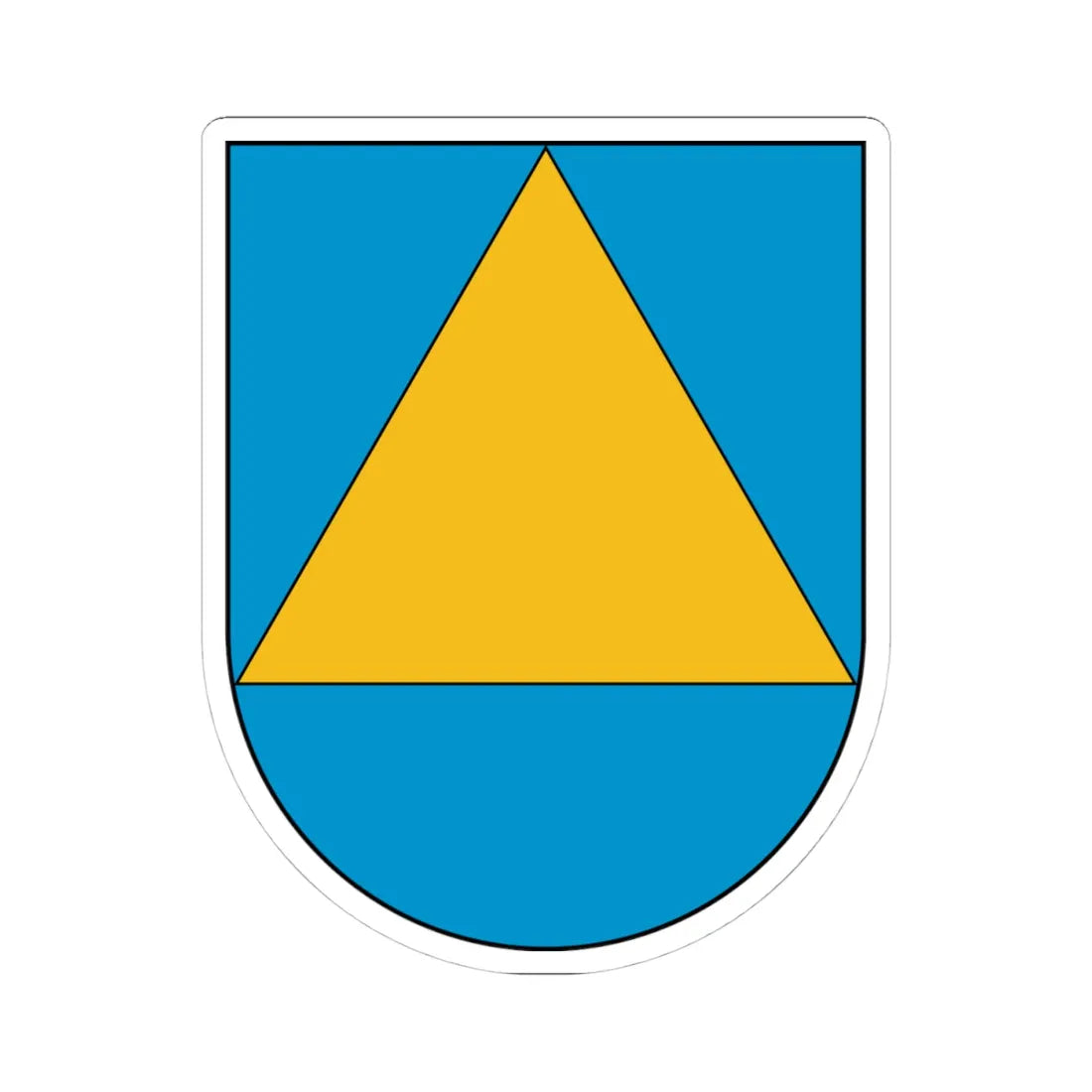 Naturno-Stemma (Italy) (Coat of Arms) STICKER Vinyl Kiss-Cut Decal 4 Inch White - The Sticker Space