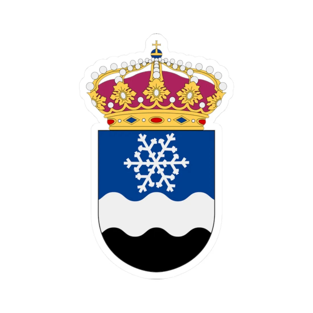 Naturvårdsverket vapen (Sweden) (Coat of Arms) STICKER Vinyl Kiss-Cut Decal 2 Inch White - The Sticker Space