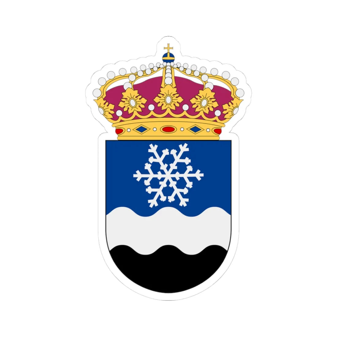 Naturvårdsverket vapen (Sweden) (Coat of Arms) STICKER Vinyl Kiss-Cut Decal 3 Inch White - The Sticker Space