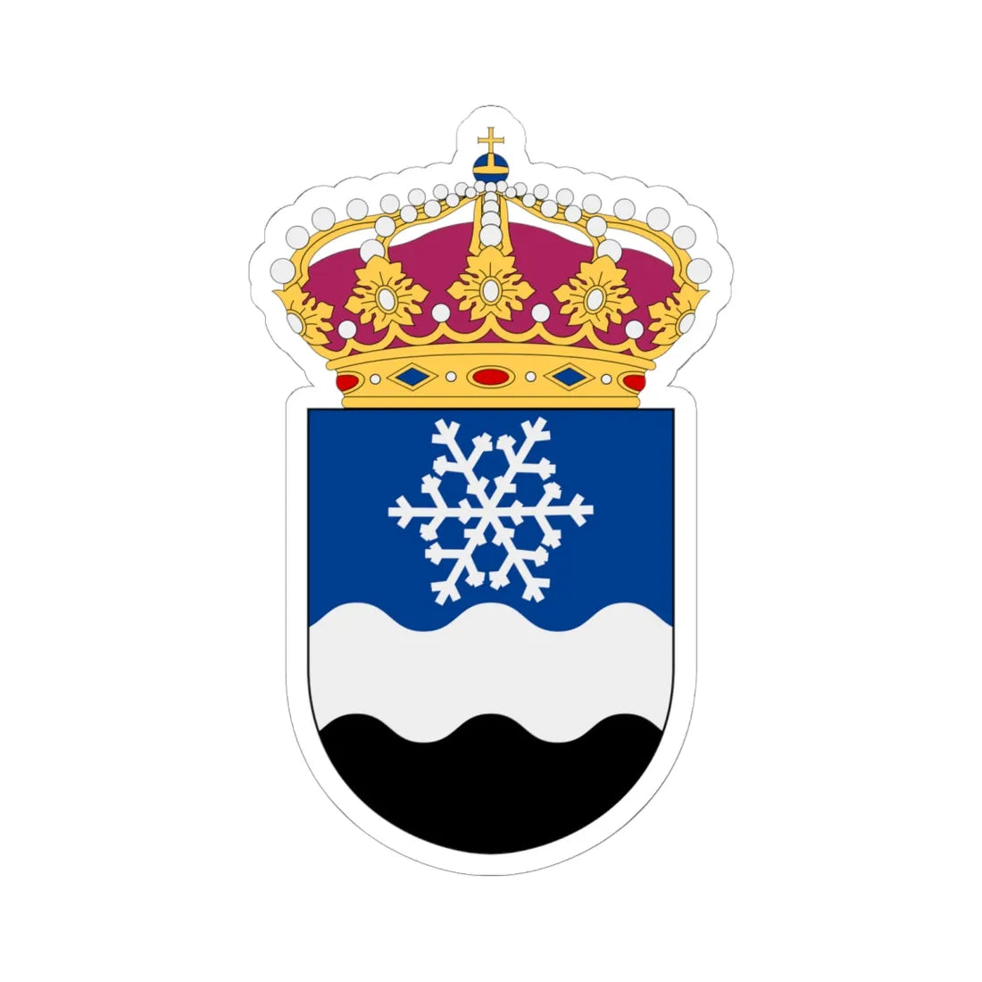 Naturvårdsverket vapen (Sweden) (Coat of Arms) STICKER Vinyl Kiss-Cut Decal 6 Inch White - The Sticker Space