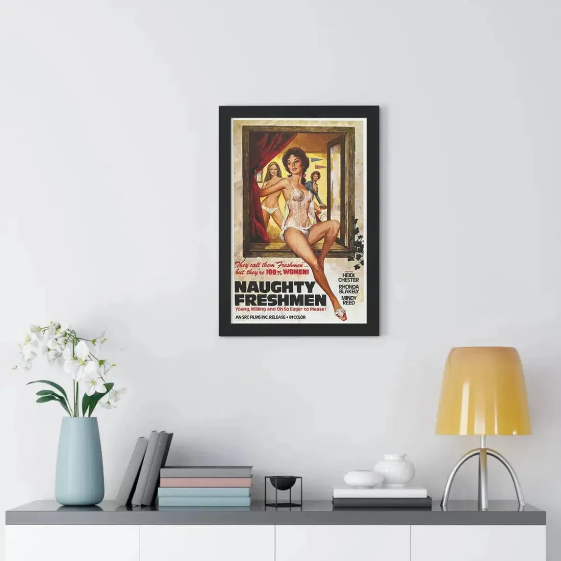 NAUGHTY FRESHMEN 1970 - Framed Movie Poster - The Sticker Space