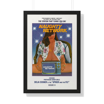 NAUGHTY NETWORK 1981 - Framed Movie Poster-20" x 30"-The Sticker Space