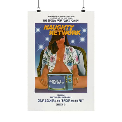 NAUGHTY NETWORK 1981 - Paper Movie Poster 12″ x 18″ Matte - The Sticker Space