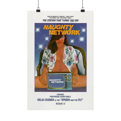 NAUGHTY NETWORK 1981 - Paper Movie Poster - The Sticker Space