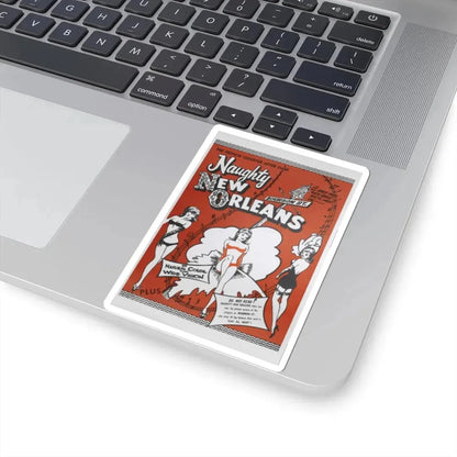 NAUGHTY NEW ORLEANS 1954 Movie Poster - STICKER Vinyl Kiss-Cut Decal - The Sticker Space